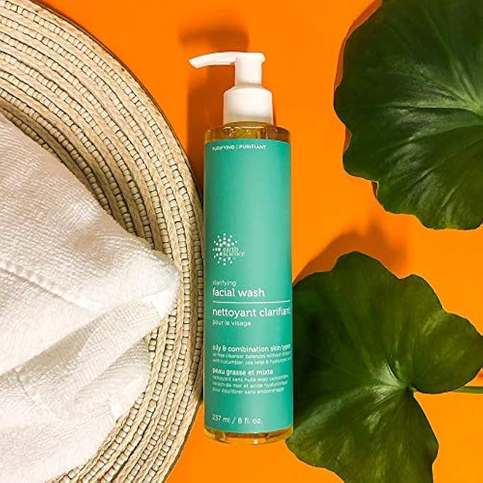 Earth Science - GENTLE CLARIFYING FACIAL WASH FOR OILY, COMBINATION SKIN TYPES (2PK, 8 FL. OZ.) - Image 4